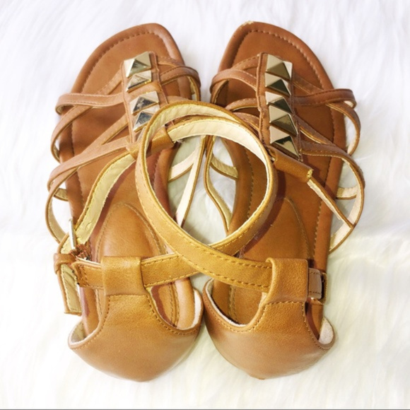 Isola Strappy Sandals | Beautiful Brown & Bronze - Picture 1 of 7